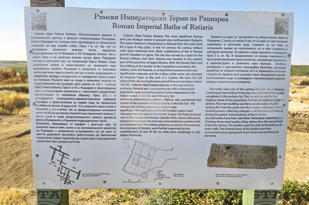 Село Арчар - антична Рациария - археологически разкопки