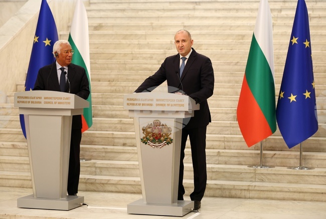 Rumen Radev Proposes Term "Industrial Cohesion" to Antonio Costa for Equal Technological and Industrial Development across EU