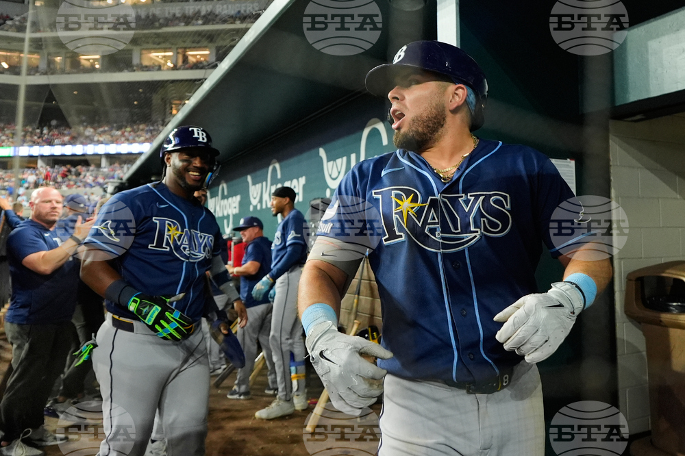 Rays Rangers Baseball