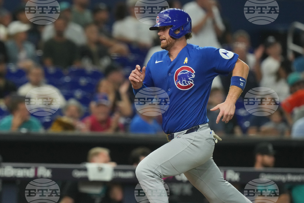 Cubs Marlins Baseball