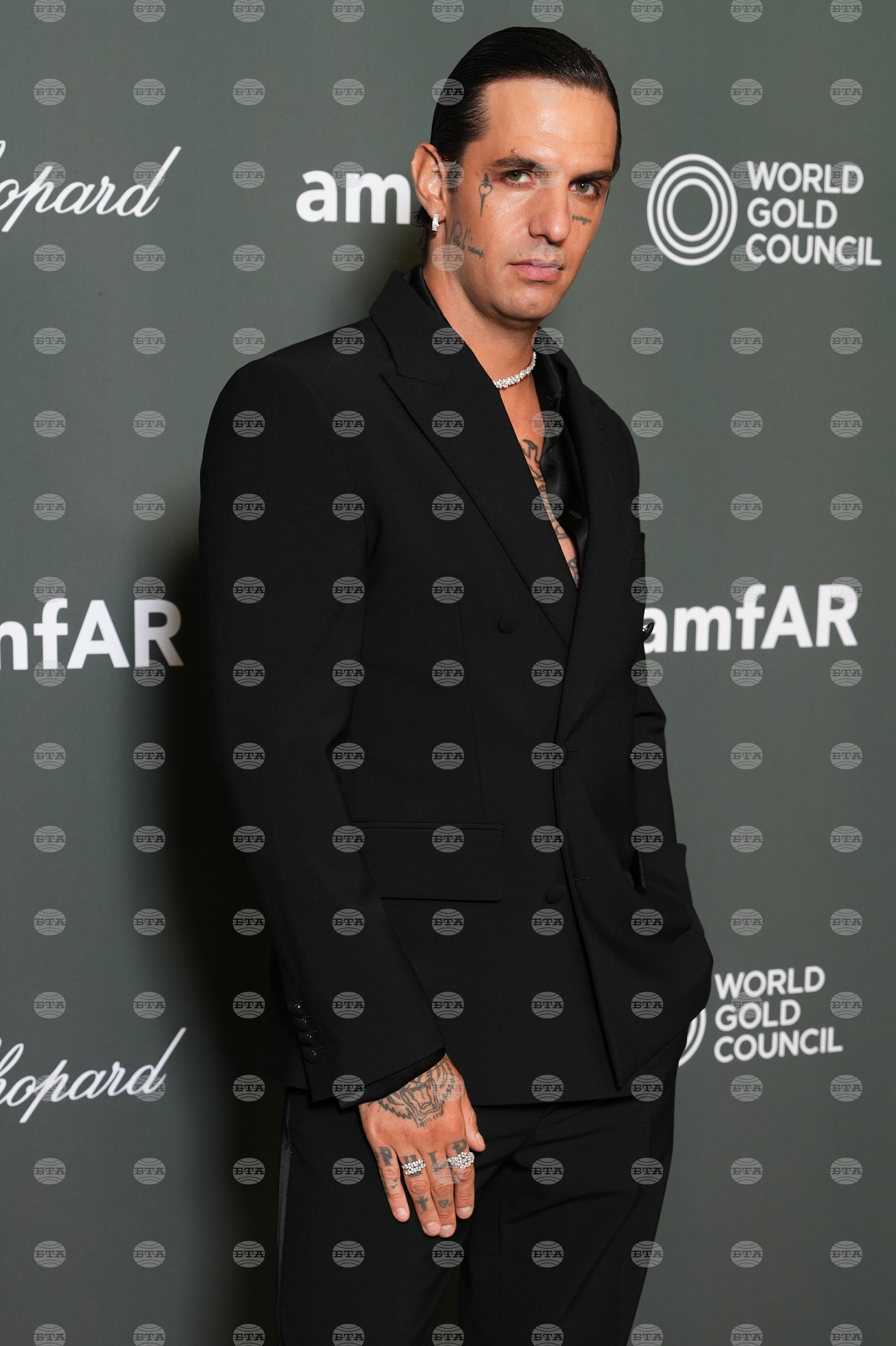 Italy Venice Film Festival amfAR Arrivals