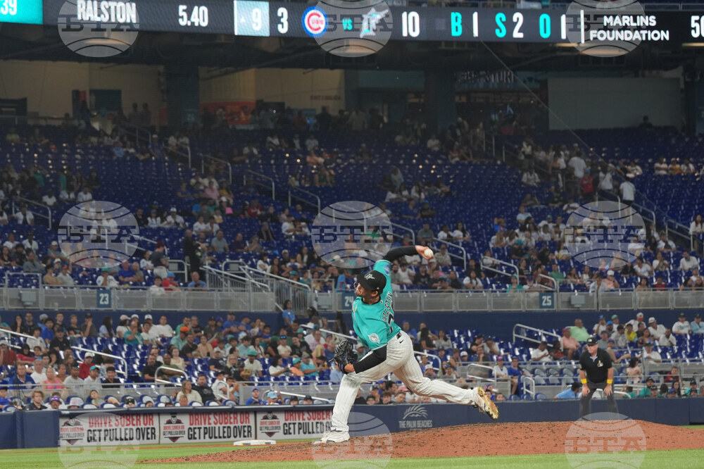 Cubs Marlins Baseball