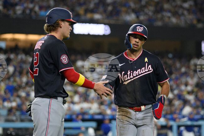 Nationals Dodgers Baseball