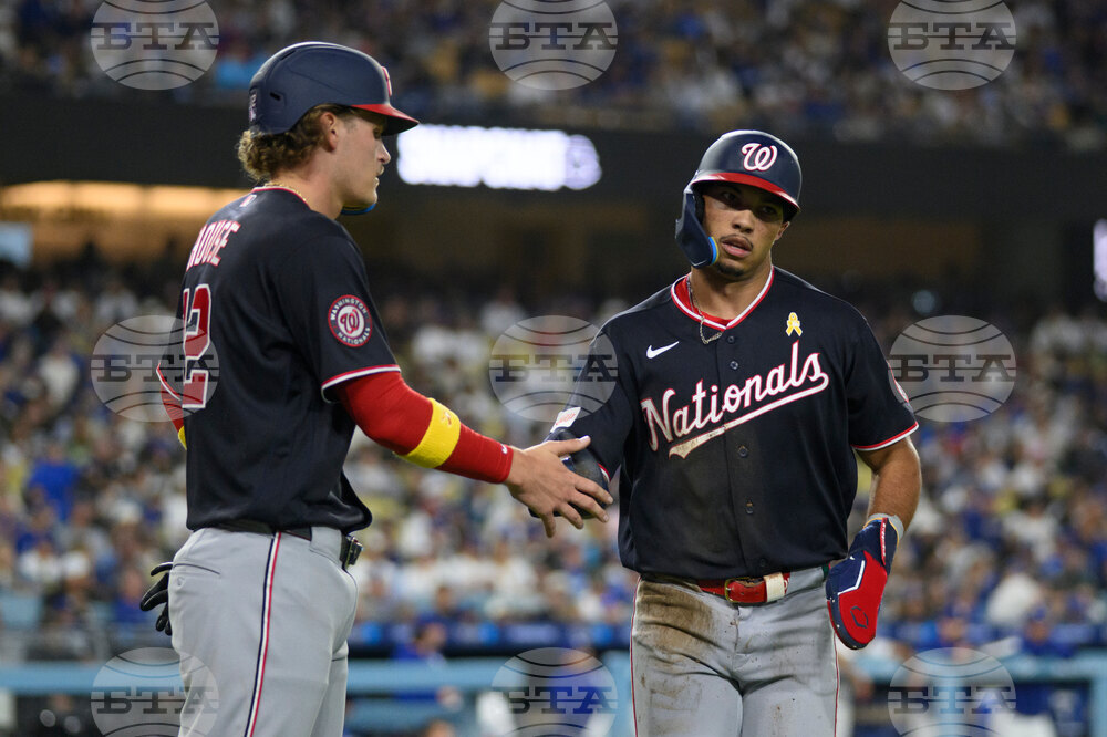 Nationals Dodgers Baseball
