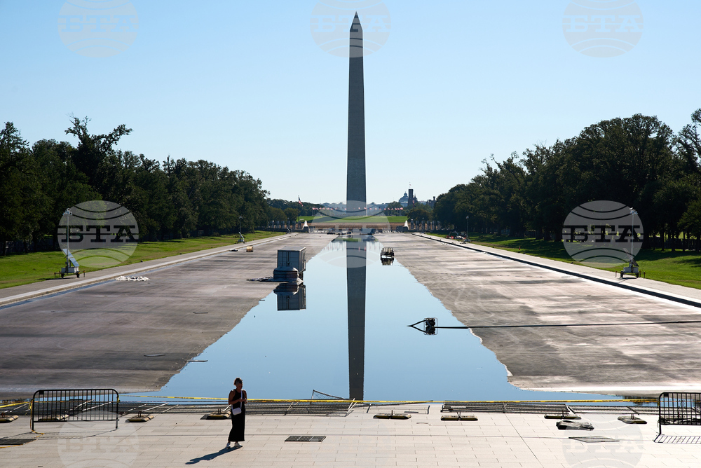 Trump Lincoln Memorial Reflecting Pool