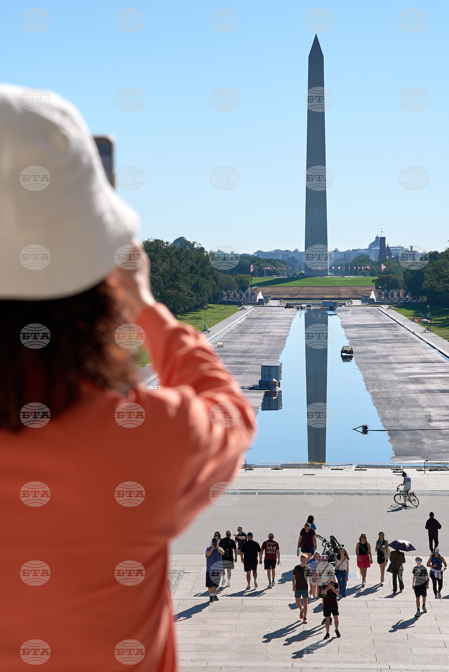 Trump Lincoln Memorial Reflecting Pool