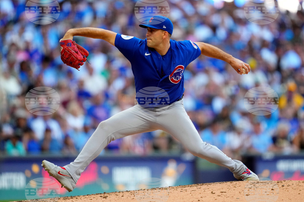 Cubs Brewers Baseball