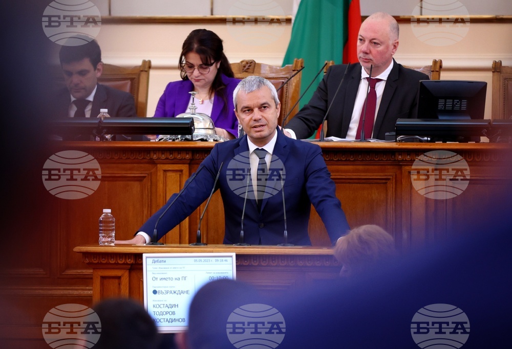 Парламент - заседание - Костадин Костадинов