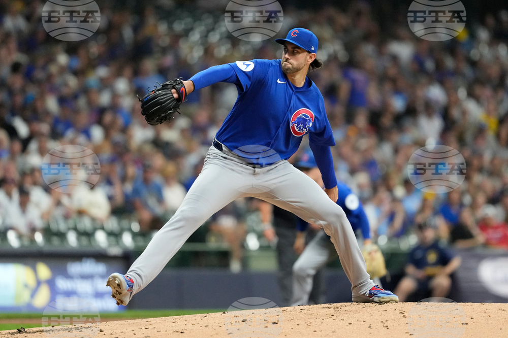 Cubs Brewers Baseball
