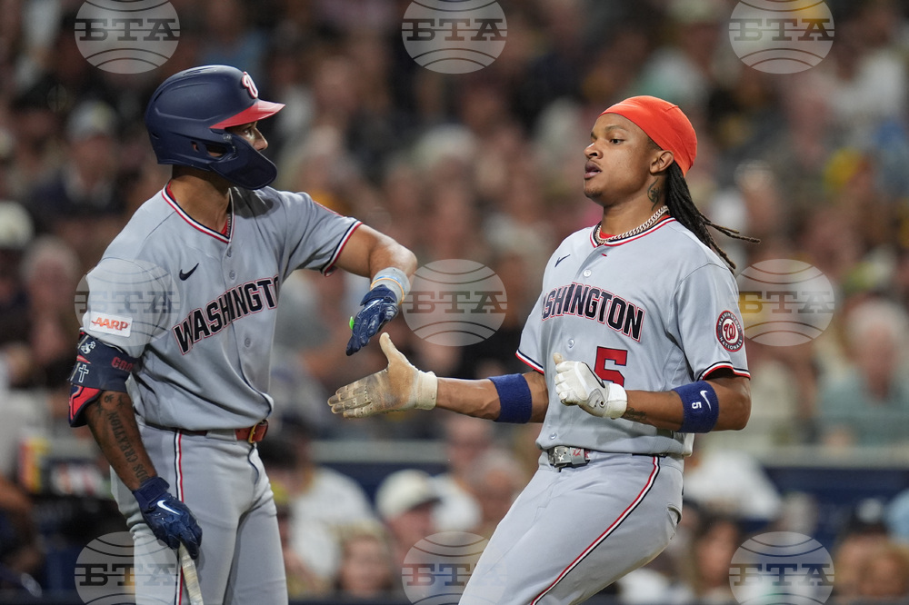 Nationals Padres Baseball