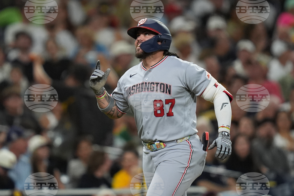 Nationals Padres Baseball