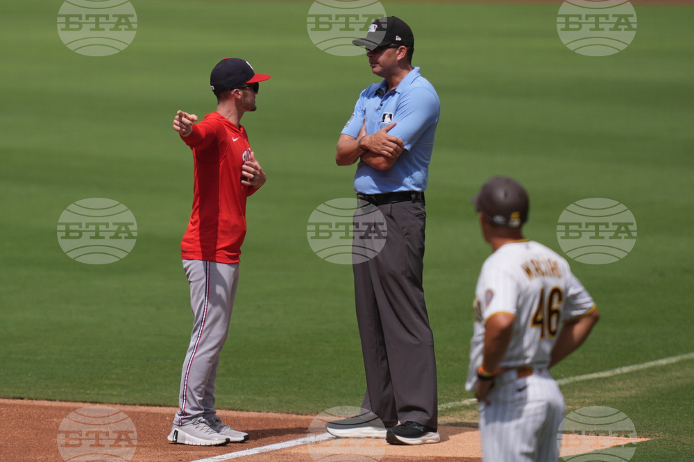 Nationals Padres Baseball