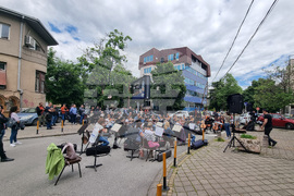 Република Северна Македония - филхармония - протест