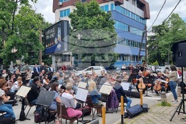 Република Северна Македония - филхармония - протест