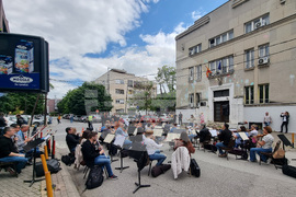 Република Северна Македония - филхармония - протест