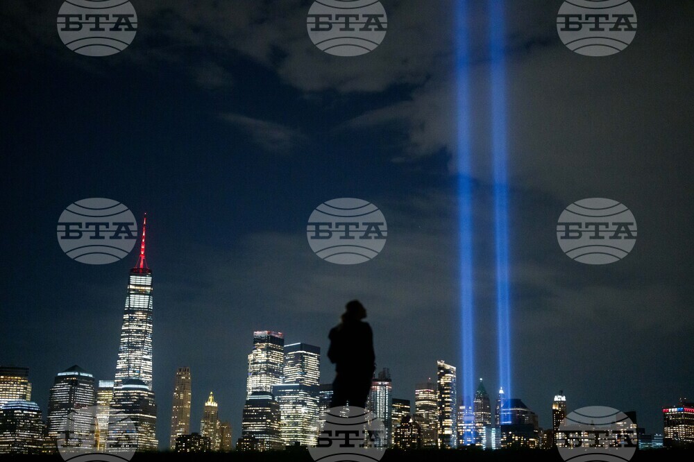APTOPIX Sept 11 Tribute in Light Test
