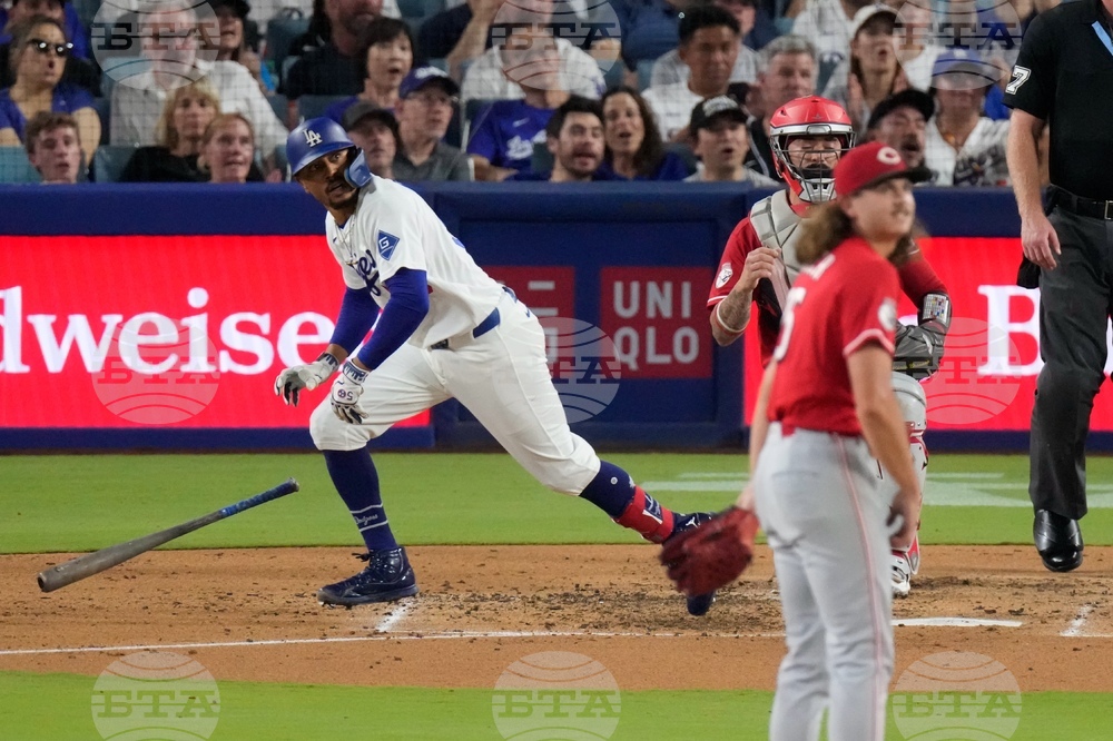 Reds Dodgers Baseball