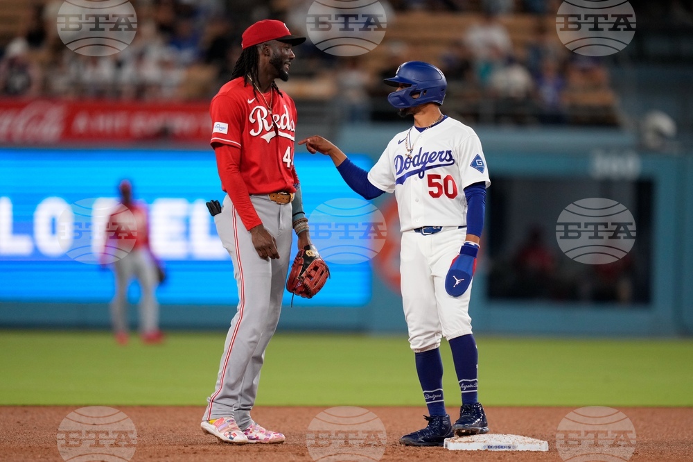 Reds Dodgers Baseball