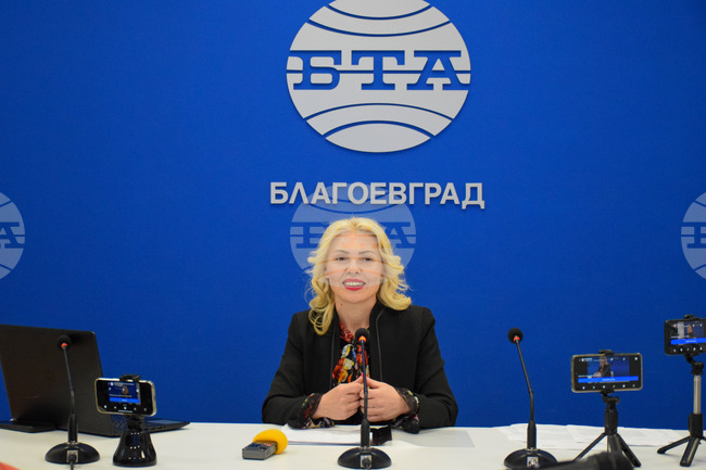 Национален пресклуб на БТА Благоевград - Христина Спасова - пресконференция
