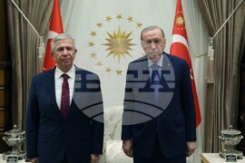 Турция - Анкара - Ердоган - кмет на Анкара - среща