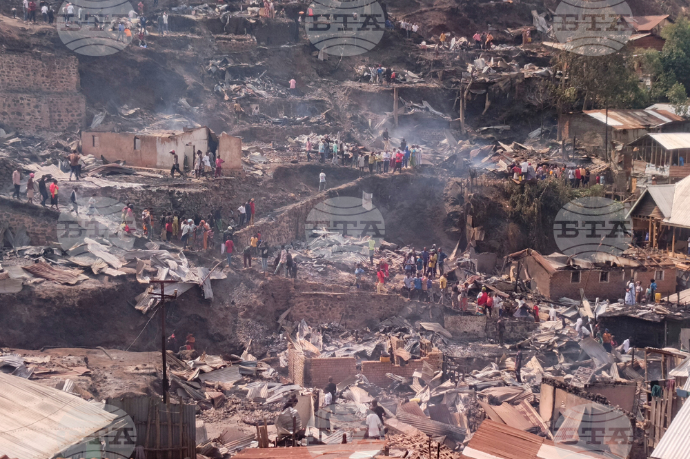APTOPIX Congo School Fire