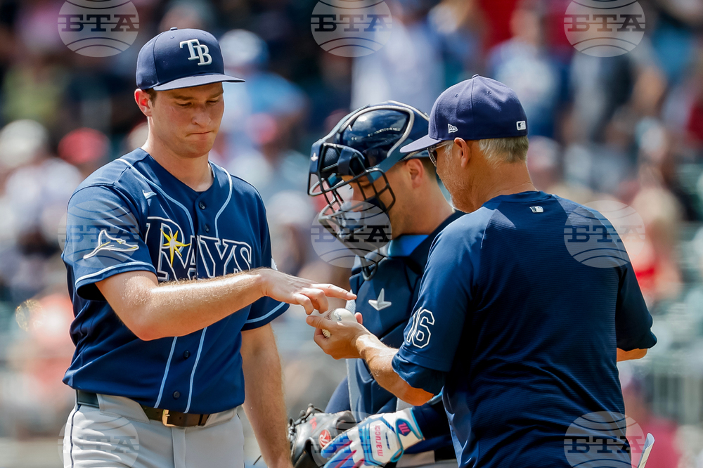 Rays Braves Baseball