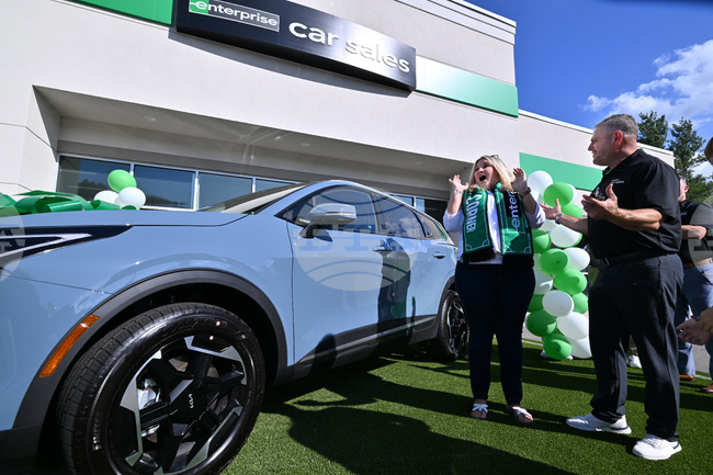 Enterprise #OnEveryCorner Car Handoff Event