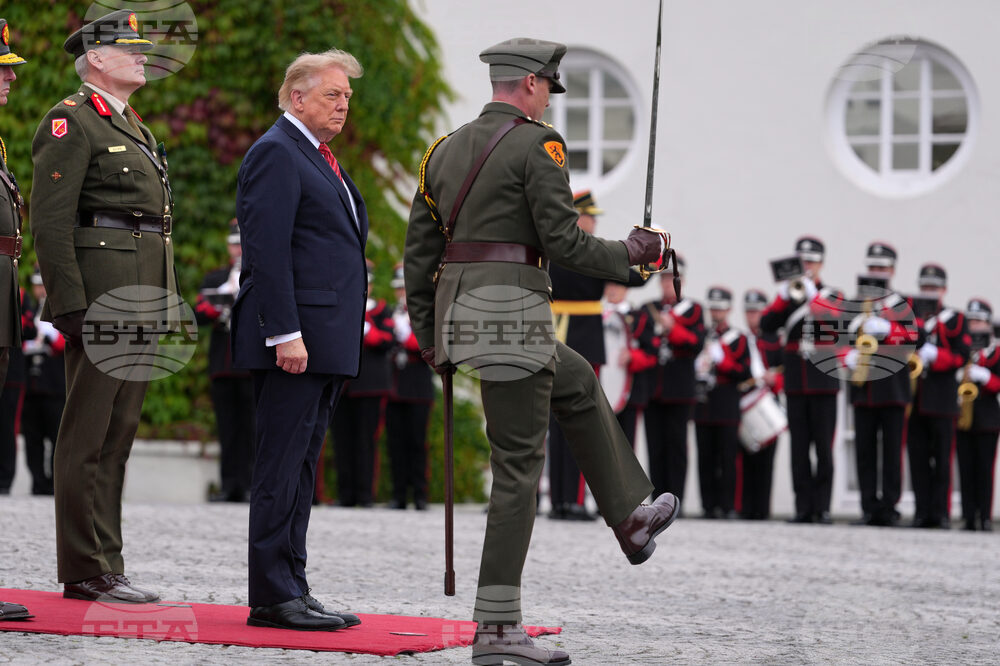 APTOPIX Trump Ireland