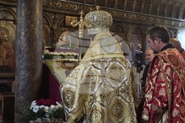 Белоградчик - света литургия - храм „Св. Вмчк Георги“