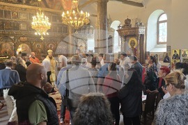 Белоградчик - света литургия - храм „Св. Вмчк Георги“