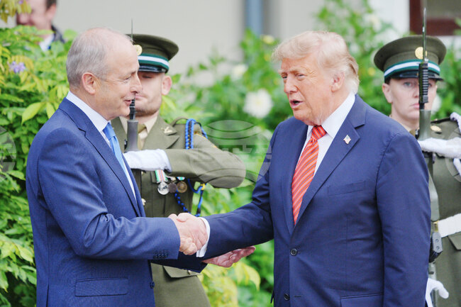 CORRECTION Trump Ireland