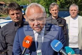 Село Царева ливада - пожар - склад за боеприпаси - брифинг