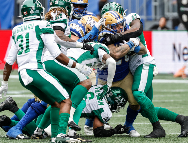CFL Roughriders Blue Bombers Football