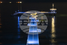 Бургас - Моста в синя светлина - инициатива 