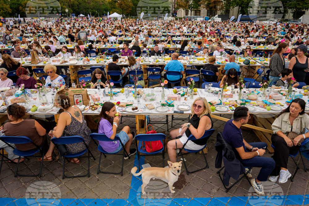 APTOPIX Romania Guinness Record