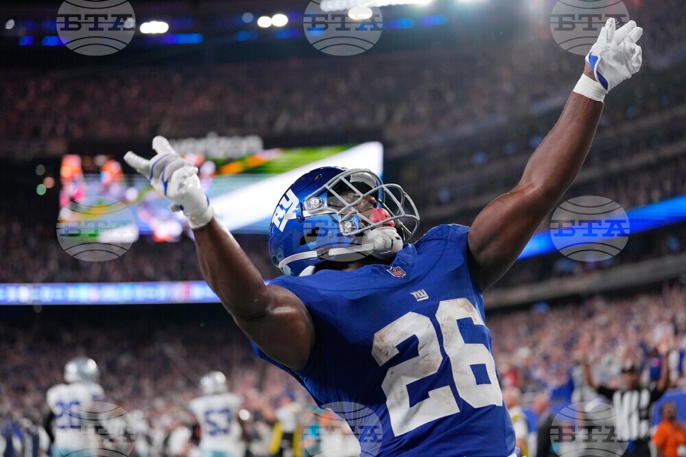 APTOPIX Cowboys Giants Football