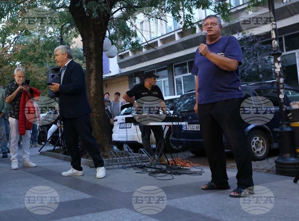 Българска национална телевизия - протест в защита на Георги Ангелов