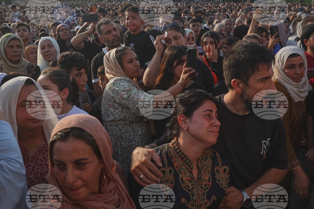 Syria Kurds Funeral