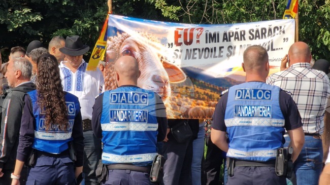 Овцевъди от цяла Румъния протестираха в Букурещ; стигна се до сблъсъци с жандармерията