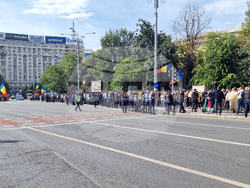 Румъния - Букурещ - овцевъди - протест