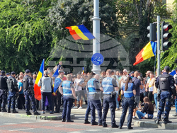 Румъния - Букурещ - овцевъди - протест