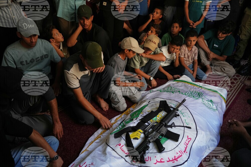CORRECTION Israel Palestinians Gaza