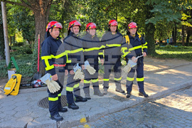 Гоце Делчев - „Пожарна безопастност и защита на населението“ - демонстрация