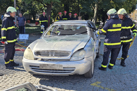 Гоце Делчев - „Пожарна безопастност и защита на населението“ - демонстрация