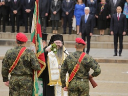 Ден на храбростта и празник на Българската армия - водосвет - епископ Герасим