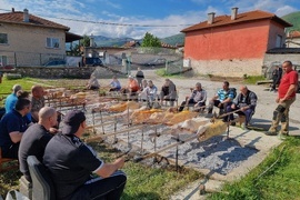 Село Паталеница - Гергьовден - празник - печени агнета