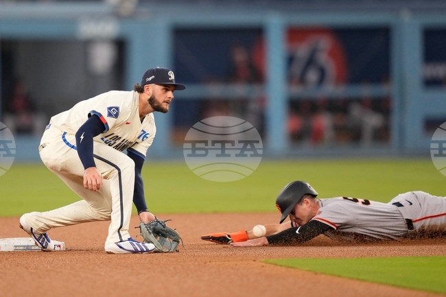 Giants Dodgers Baseball