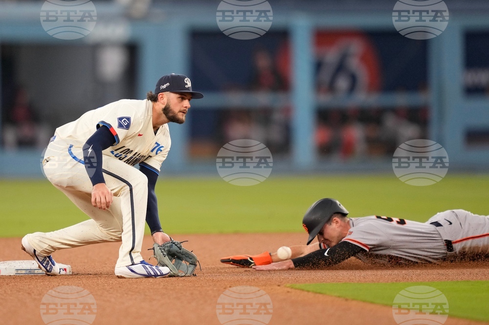 Giants Dodgers Baseball