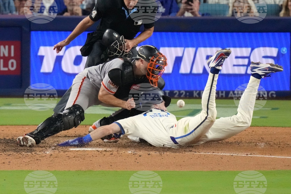 Giants Dodgers Baseball