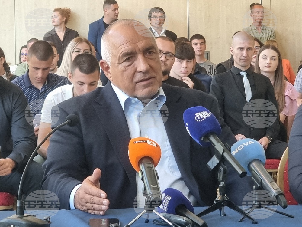 GERB Leader Borissov: Economic Growth Should Be Basis for Redistributing Funds